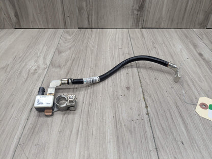 16-19 OEM BMW G11 G12 740 750 Negative Battery Cable Terminal IBS Sensor Black