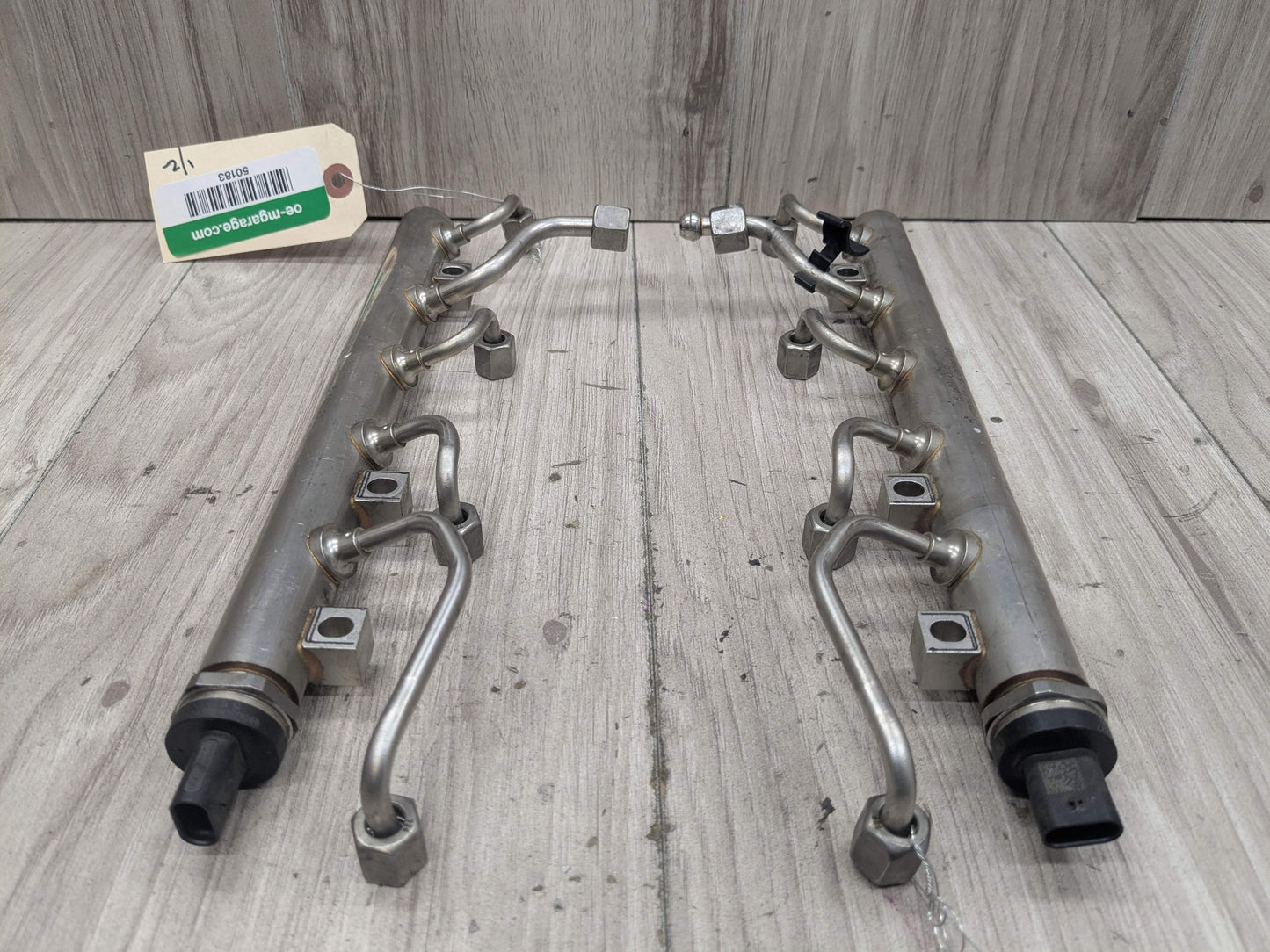 OEM BMW G11 G12 750 G30 Pressure Fuel Injectors Rail Lines Engine N63 4.4L SET