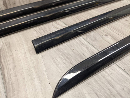 OEM BMW G12 740 750 M760 Lower Left Right Side Door Molding Strip Trim SET Black