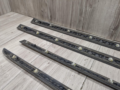OEM BMW G12 740 750 M760 Lower Left Right Side Door Molding Strip Trim SET Black