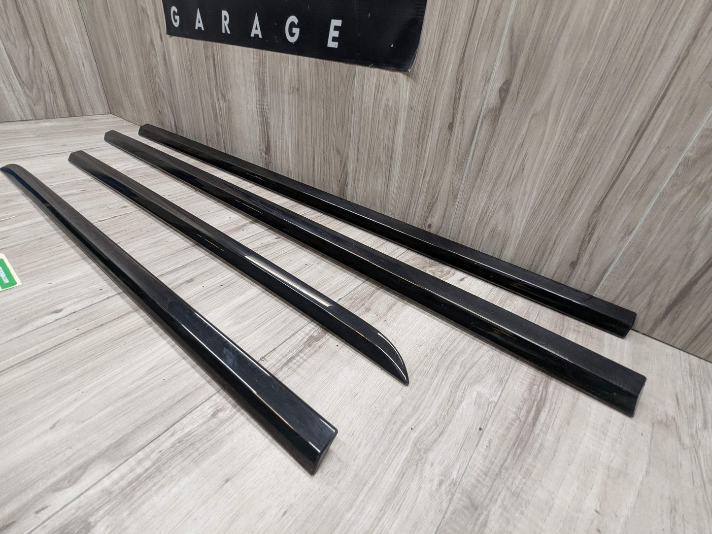 OEM BMW G12 740 750 M760 Lower Left Right Side Door Molding Strip Trim SET Black