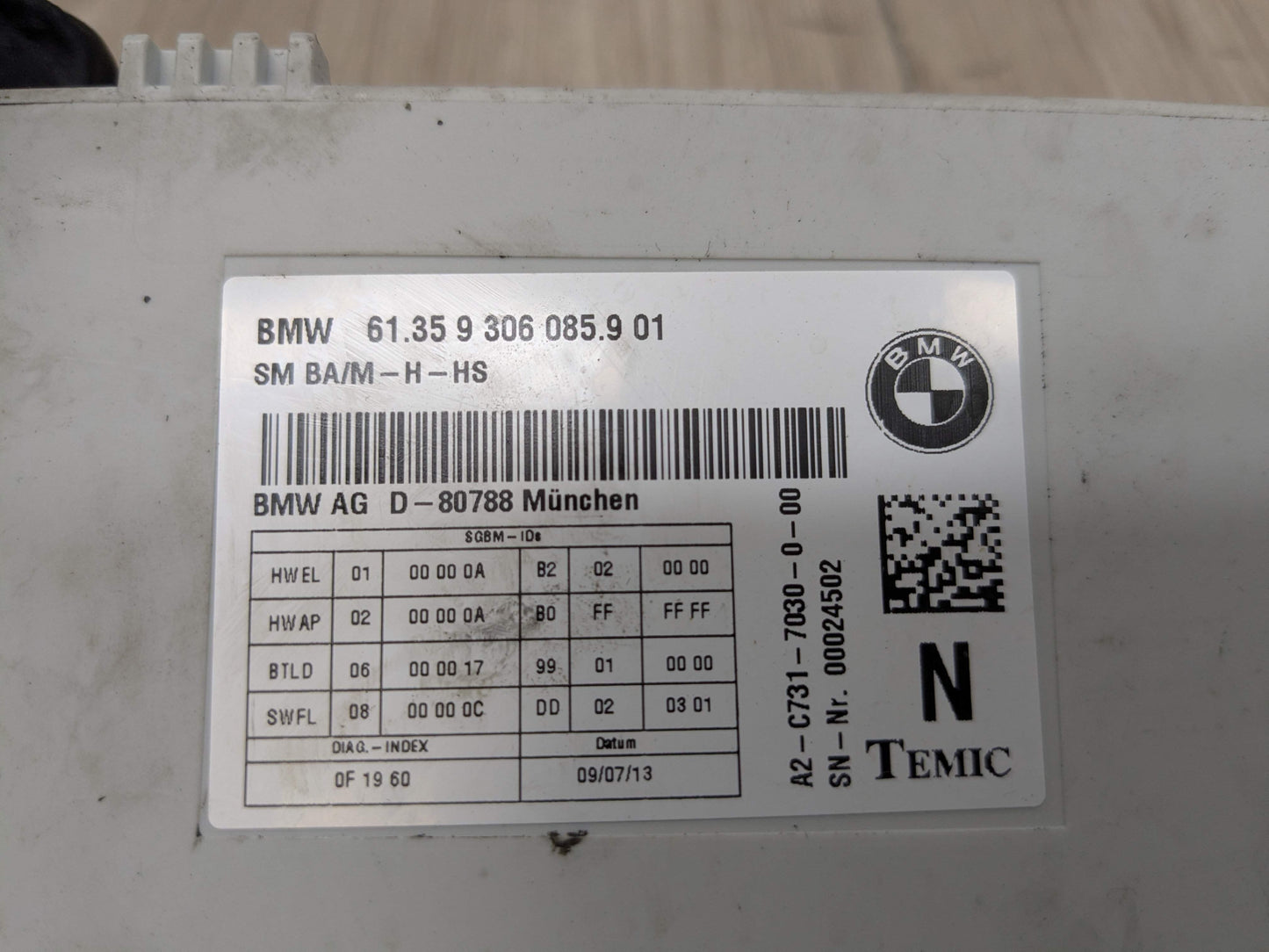 OEM BMW F15 F22 F30 F32 F36 F80 F82 Left Driver Seat Control Module HEATED