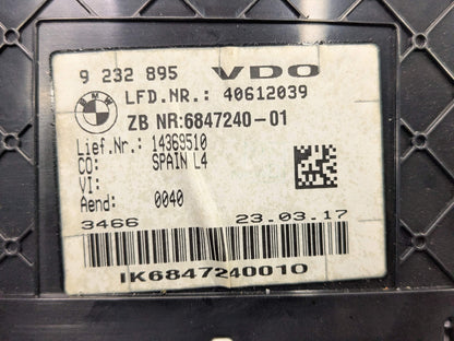 OEM BMW F30 F32 F33 F34 F36 335 435 440 Instrument Cluster Speedometer HUD