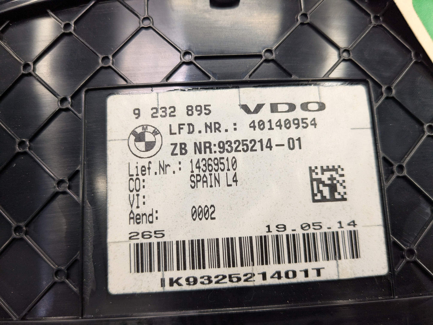 12-20 OEM BMW F30 F32 F33 F36 Instrument Cluster Speedometer Gauge HUD