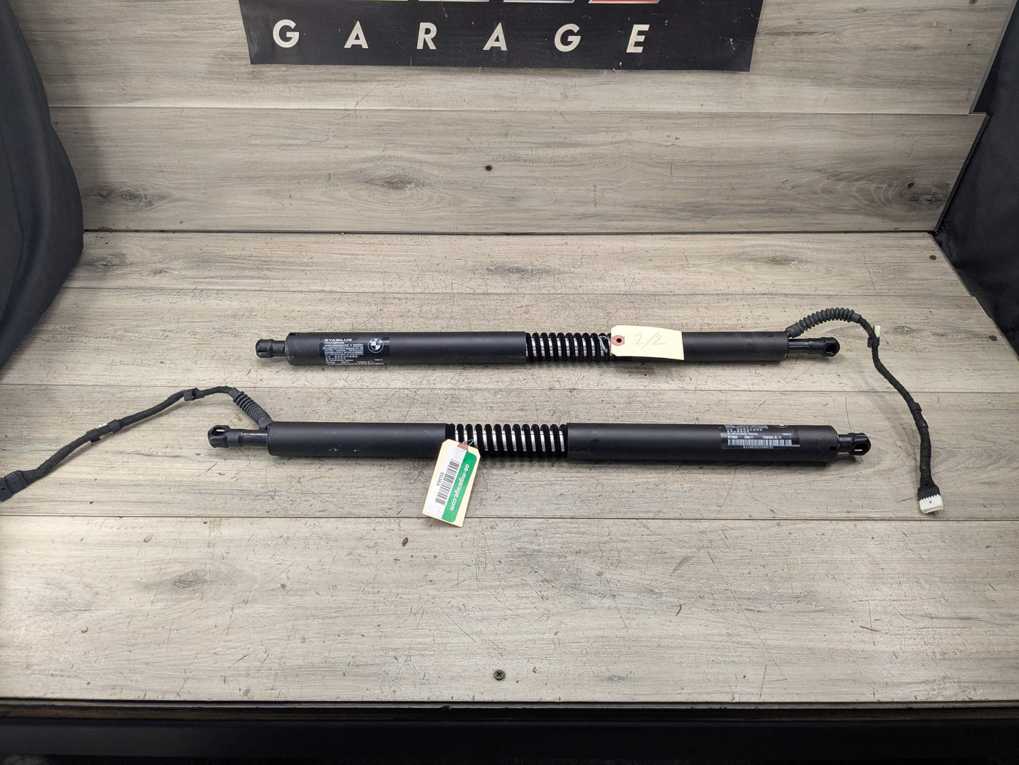 14-19 OEM BMW F34 GT 335 340 Rear Trunk Lid Left Right Shock Strut Support PAIR