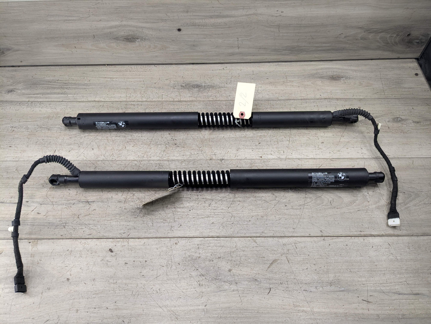 14-19 OEM BMW F34 GT 335 340 Rear Trunk Lid Left Right Shock Strut Support PAIR