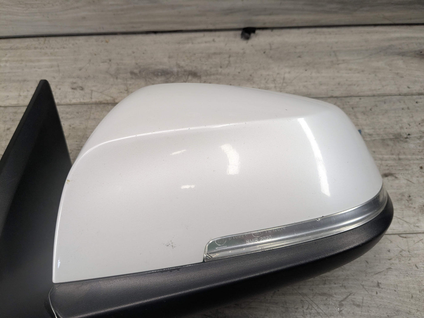 14-19 OEM BMW F34 328 335 Left Driver Auto Dip Heated Side Mirror White A96
