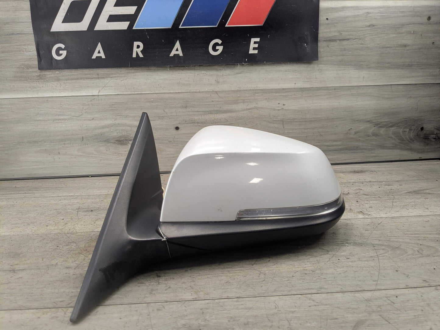 14-19 OEM BMW F34 328 335 Left Driver Auto Dip Heated Side Mirror White A96