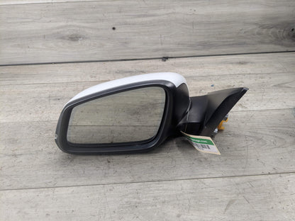 14-19 OEM BMW F34 328 335 Left Driver Auto Dip Heated Side Mirror White A96