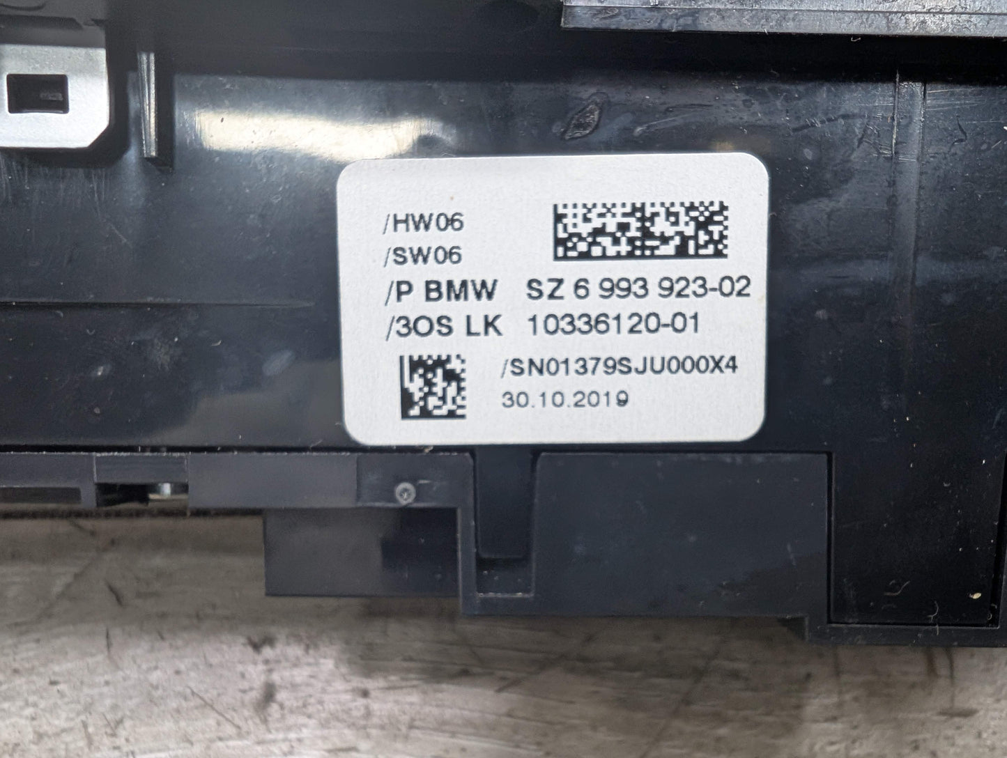 OEM BMW G01 X3 Switch Sport Comfort Operating Unit Center Console