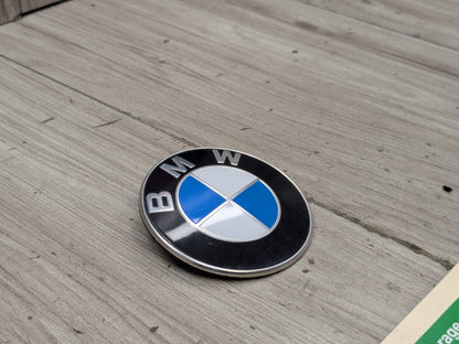 OEM BMW E90 F02 F22 F30 F32 F36 F80 F87 M3 M4 Rear Trunk Lid Round Emblem 74mm