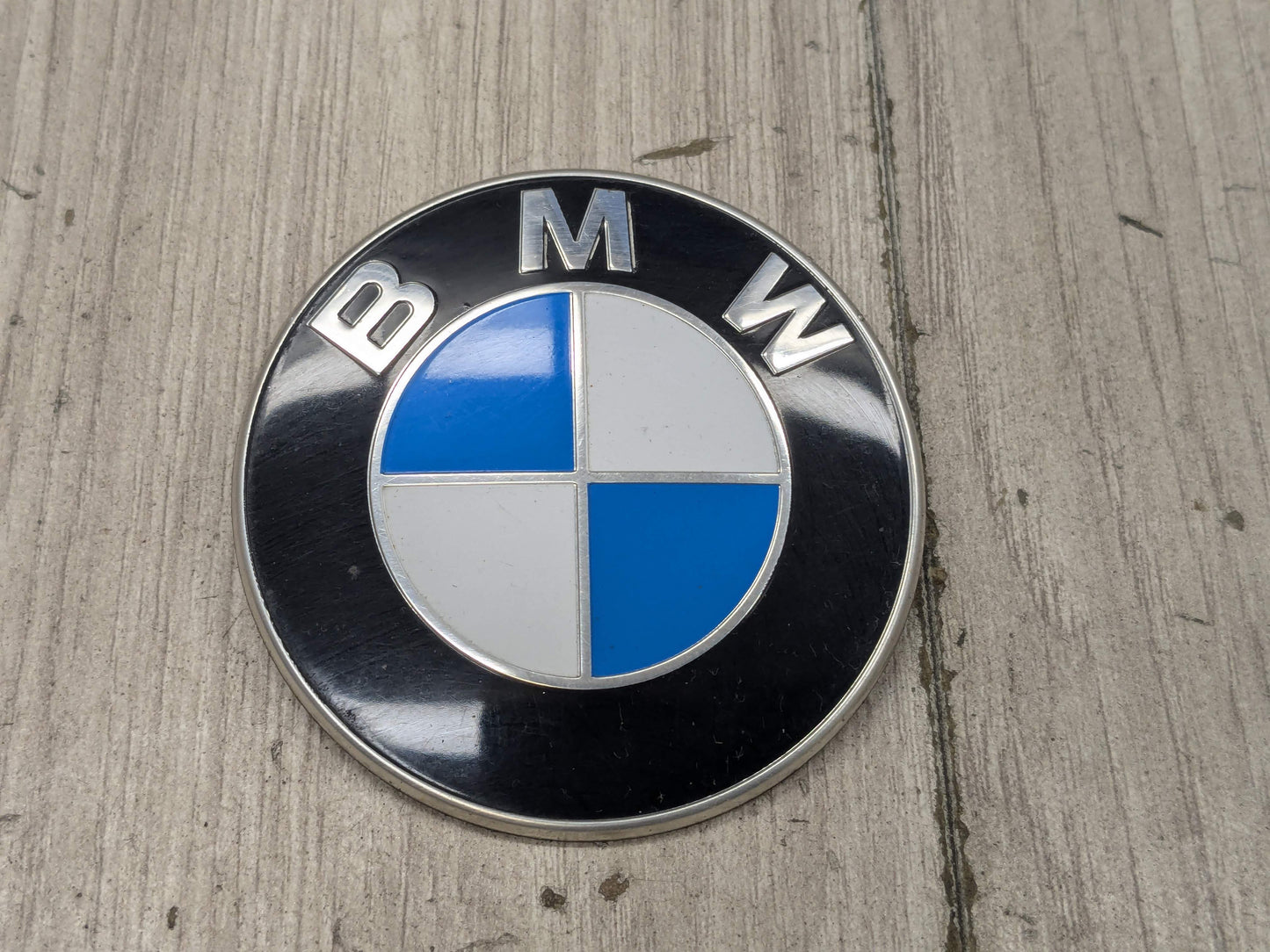 OEM BMW E90 F02 F22 F30 F32 F36 F80 F87 M3 M4 Rear Trunk Lid Round Emblem 74mm