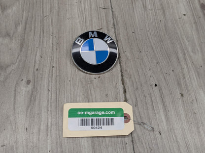 OEM BMW E90 F02 F22 F30 F32 F36 F80 F87 M3 M4 Rear Trunk Lid Round Emblem 74mm