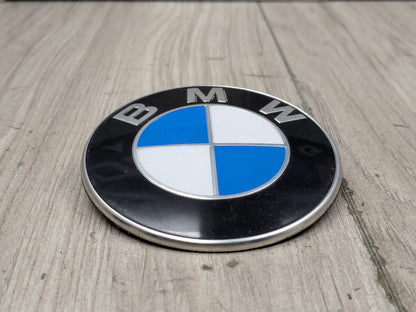 OEM BMW E90 F02 F22 F30 F32 F36 F80 F87 M3 M4 Rear Trunk Lid Round Emblem 74mm