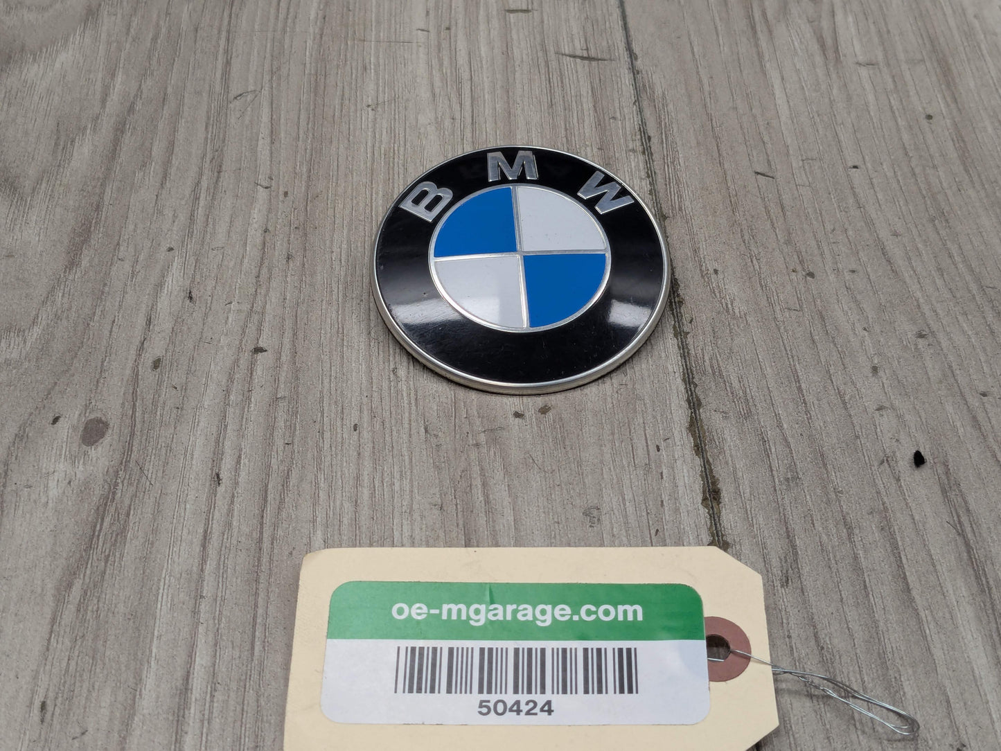 OEM BMW E90 F02 F22 F30 F32 F36 F80 F87 M3 M4 Rear Trunk Lid Round Emblem 74mm