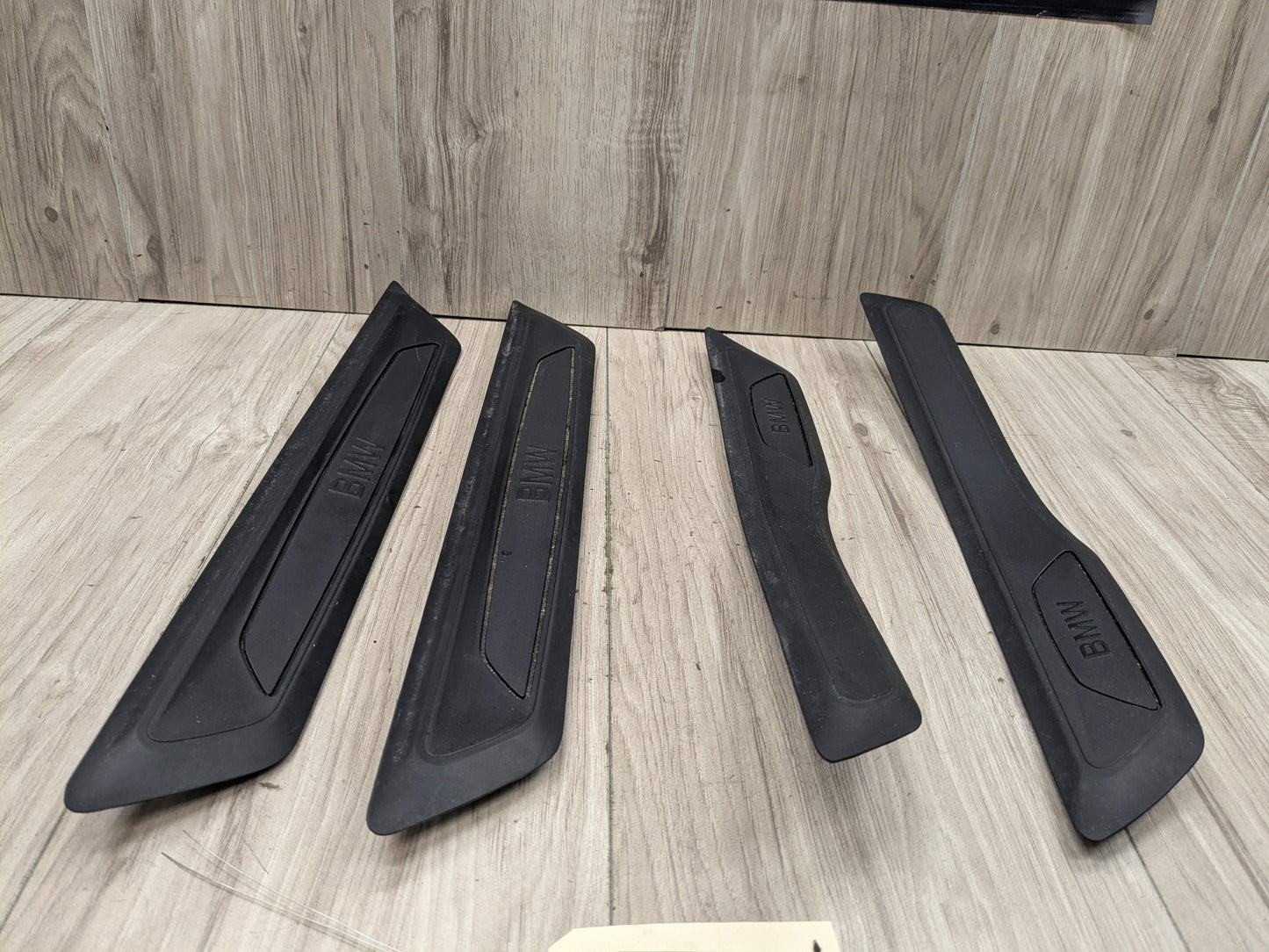 12-18 OEM BMW F30 F31 Front Rear Left Right Entrance Door Sill Cover Trims SET