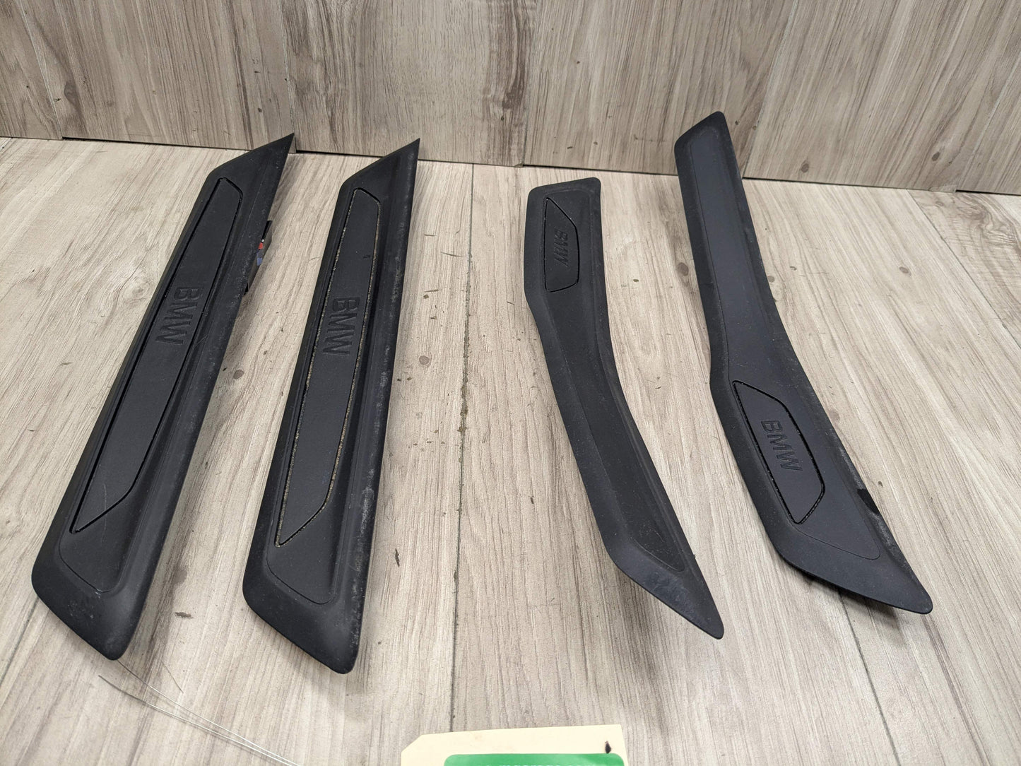 12-18 OEM BMW F30 F31 Front Rear Left Right Entrance Door Sill Cover Trims SET