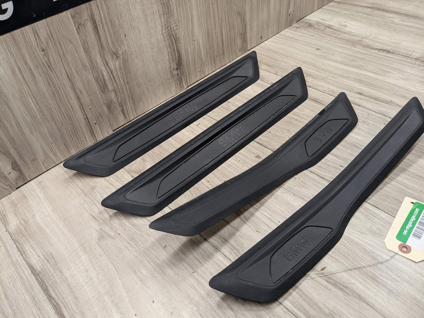 12-18 OEM BMW F30 F31 Front Rear Left Right Entrance Door Sill Cover Trims SET