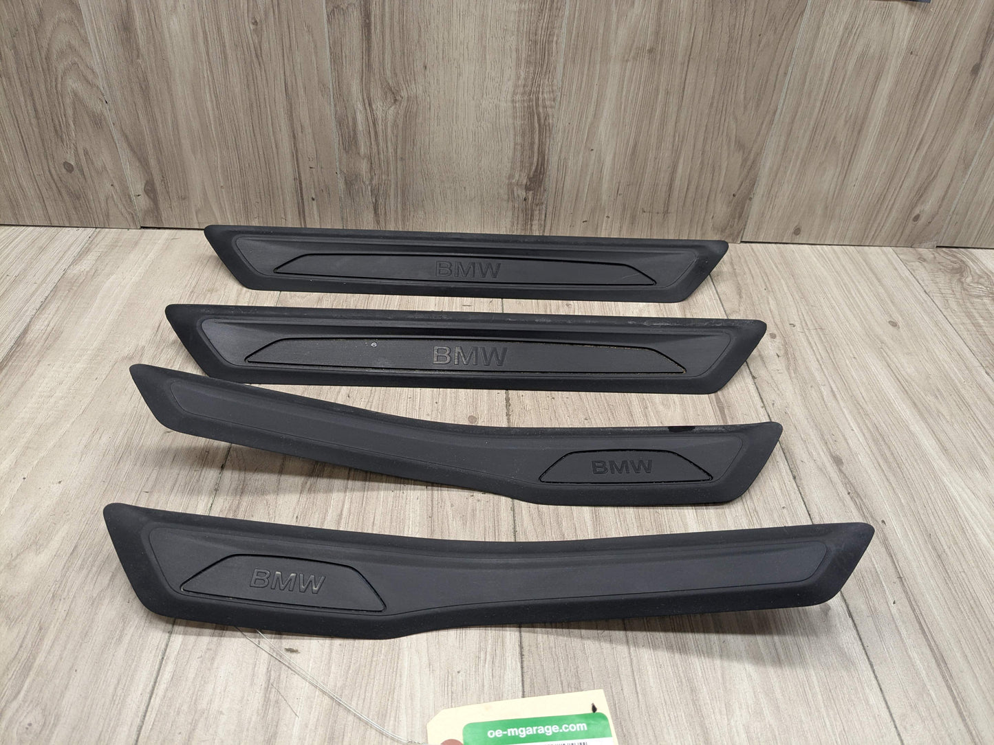 12-18 OEM BMW F30 F31 Front Rear Left Right Entrance Door Sill Cover Trims SET