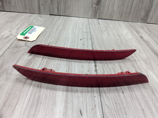 12-15 OEM BMW F30 F32 F33 F36 Rear Left Right Marker Light Reflector PAIR