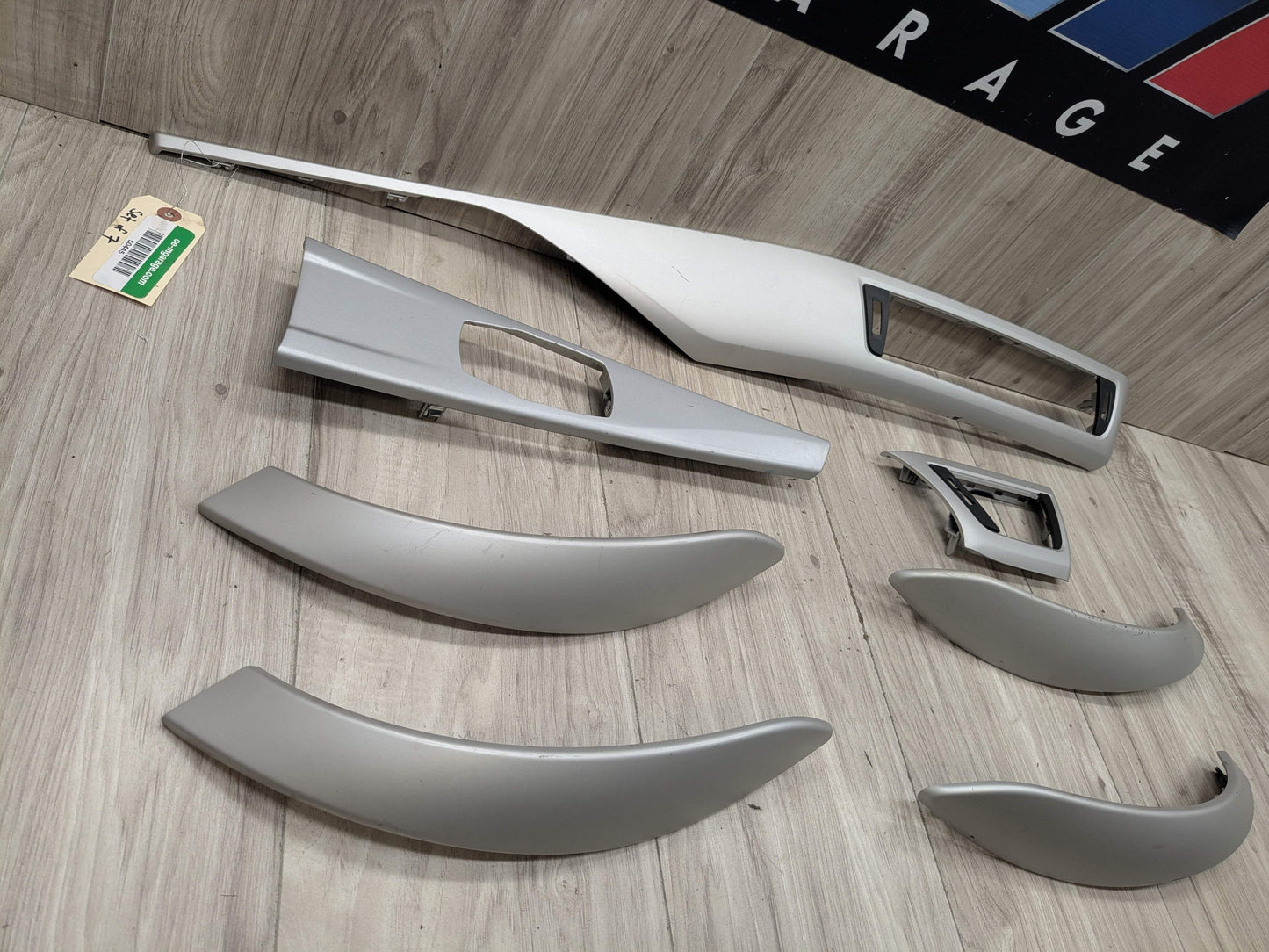 OEM BMW F30 F32 F33 F36 ALUMINUM Interior Dash Door Center Console Trim SET