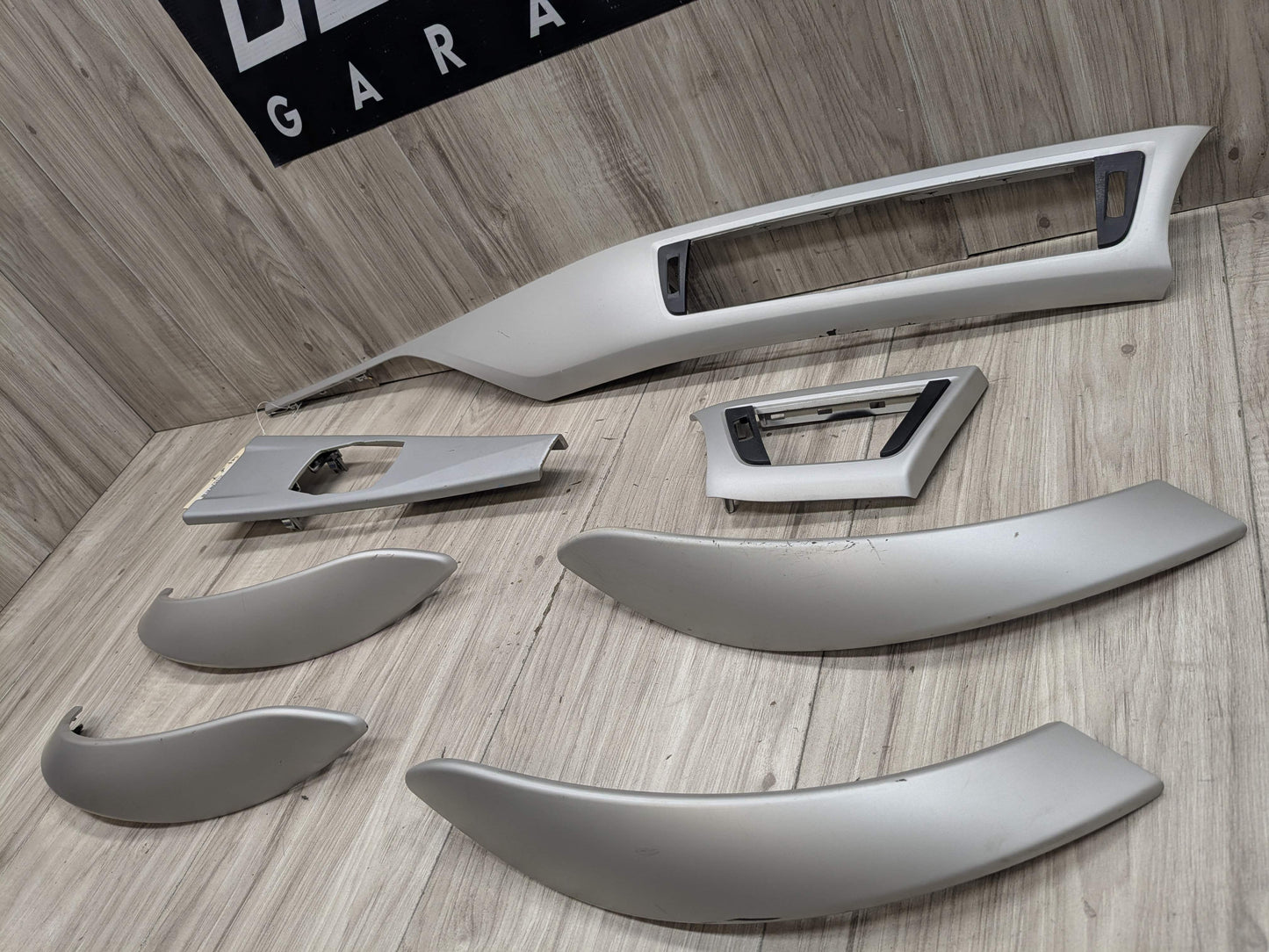 OEM BMW F30 F32 F33 F36 ALUMINUM Interior Dash Door Center Console Trim SET