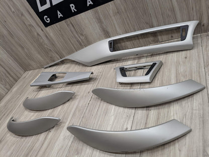 OEM BMW F30 F32 F33 F36 ALUMINUM Interior Dash Door Center Console Trim SET