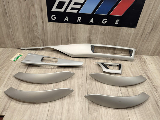 OEM BMW F30 F32 F33 F36 ALUMINUM Interior Dash Door Center Console Trim SET