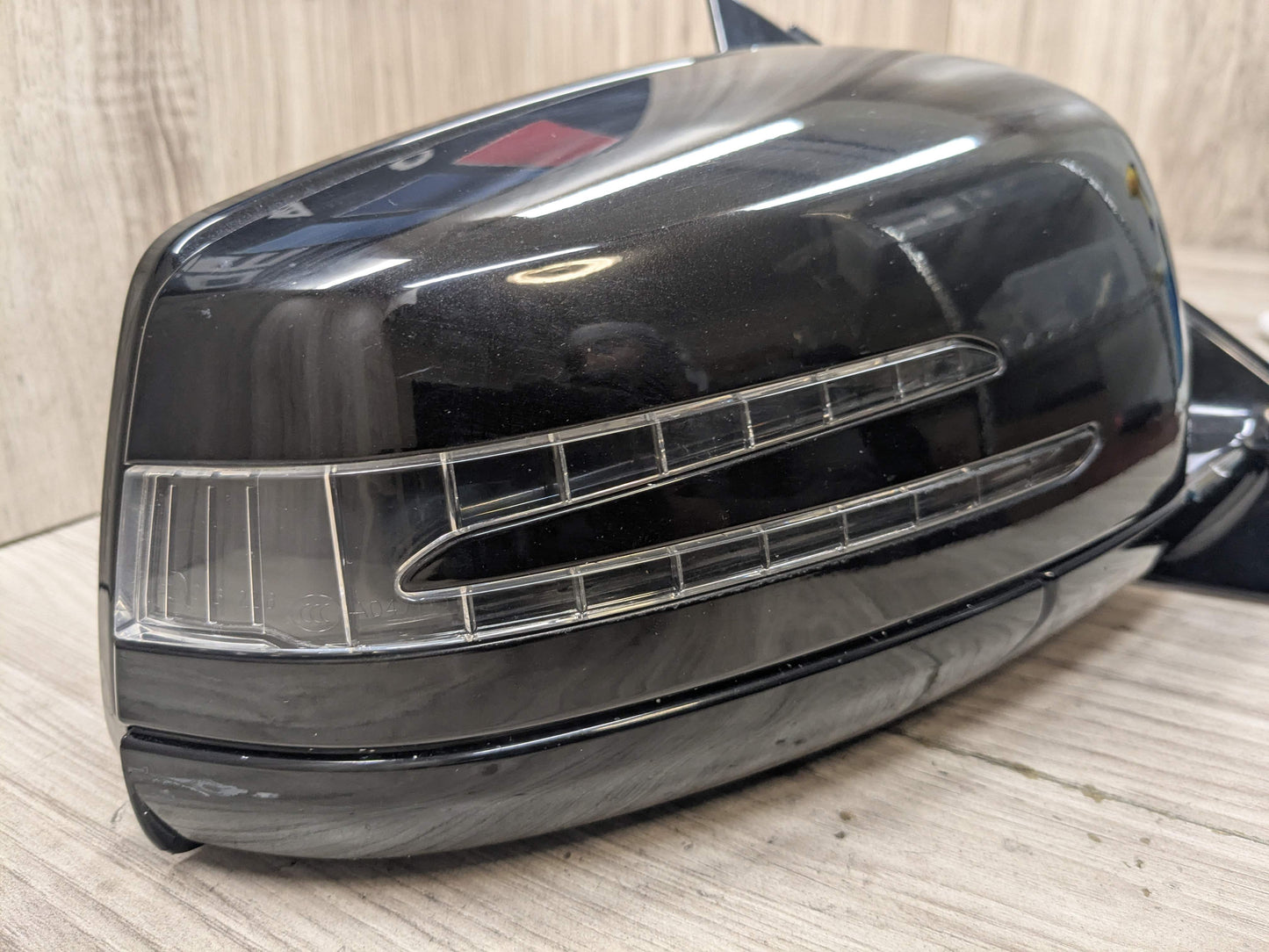 14-16 OEM Mercedes W212 E350 E550 Sedan Front Right Side View Mirror Black
