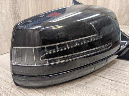 14-16 OEM Mercedes W212 E350 E550 Sedan Front Right Side View Mirror Black