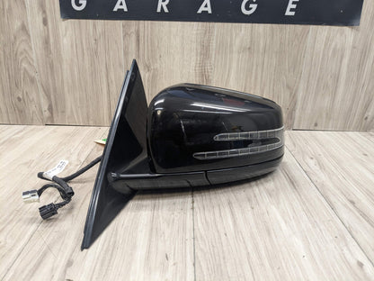 14-16 OEM Mercedes W212 E350 E550 Sedan Front Left Driver Side View Mirror Black