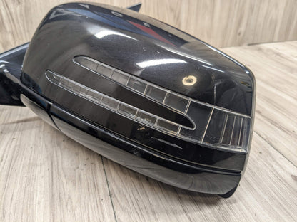 14-16 OEM Mercedes W212 E350 E550 Sedan Front Left Driver Side View Mirror Black