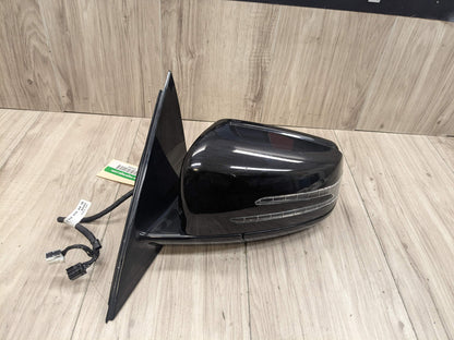 14-16 OEM Mercedes W212 E350 E550 Sedan Front Left Driver Side View Mirror Black