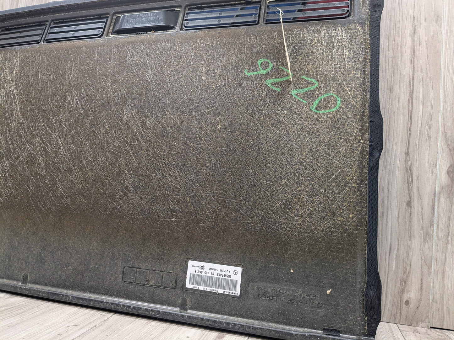 10-16 OEM Mercedes W212 E350 E550  Headliner Sunroof Sunshade Glass Cover Panel