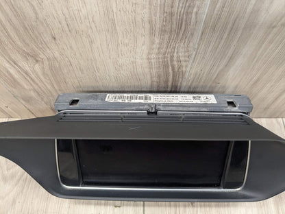 14-16 OEM Mercedes W212 E350 E550 Front Dash Central Display Screen w/ Trim