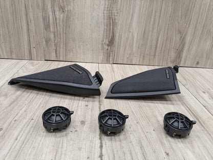 10-16 OEM Mercedes W212 E350 E400 E550 Left Right Door Tweeter Speaker Cover SET