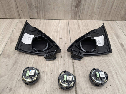10-16 OEM Mercedes W212 E350 E400 E550 Left Right Door Tweeter Speaker Cover SET
