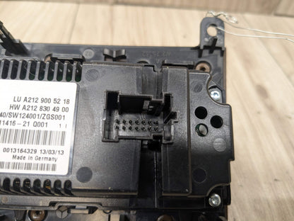 OEM Mercedes W207 W212 E350 E550 A/C Climate Heater Control Radio Media Switch