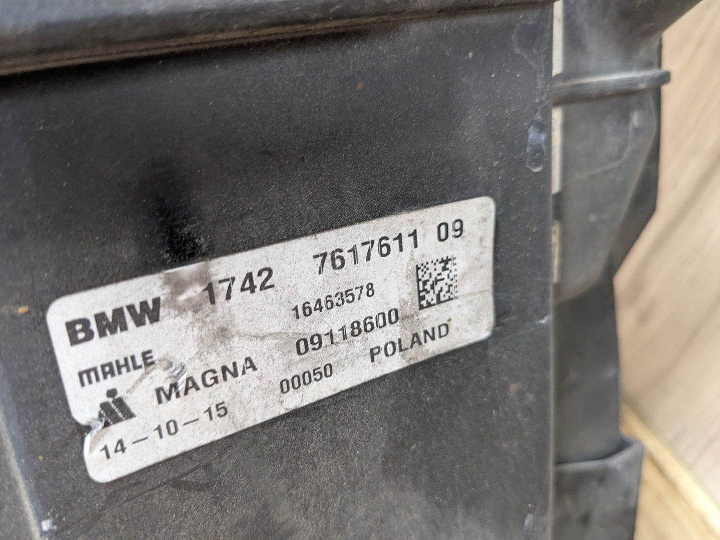 16-23 OEM BMW F39 F48 X1 X2 Radiator Cooling Fan Motor Shroud Assembly B46 850W