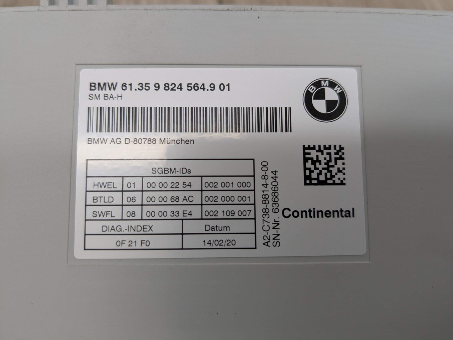 OEM BMW F90 G01 G05 G12 G20 G22 G26 G30 G80 Front Left Right Seat Control Module