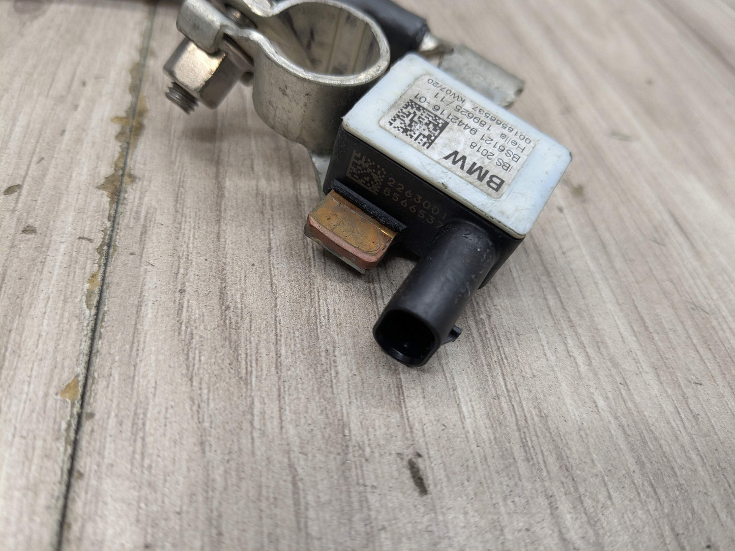 20-24 OEM BMW F44 228 M235 Battery Negative Cable Terminal IBS Sensor