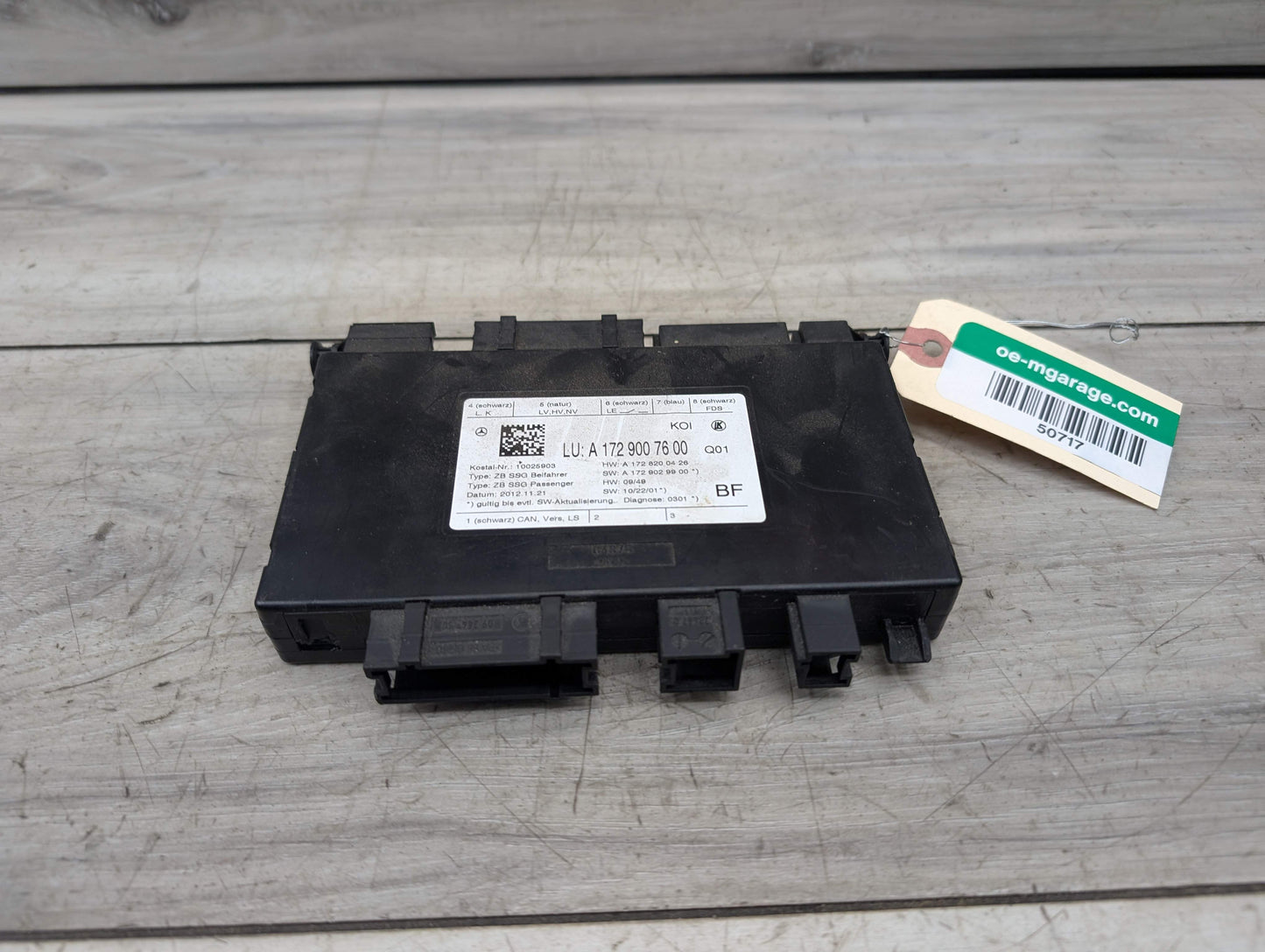 OEM Mercedes W204 W207 W212 E350 E550 Front Right Passenger Seat Control Module