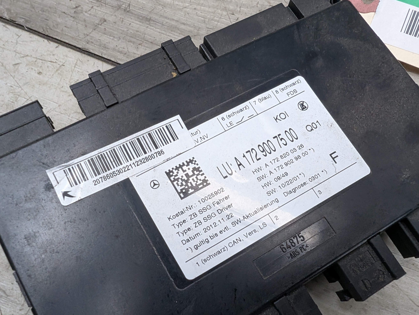 OEM Mercedes W204 W207 W212 E350 E550 Front Left Driver Seat Control Module