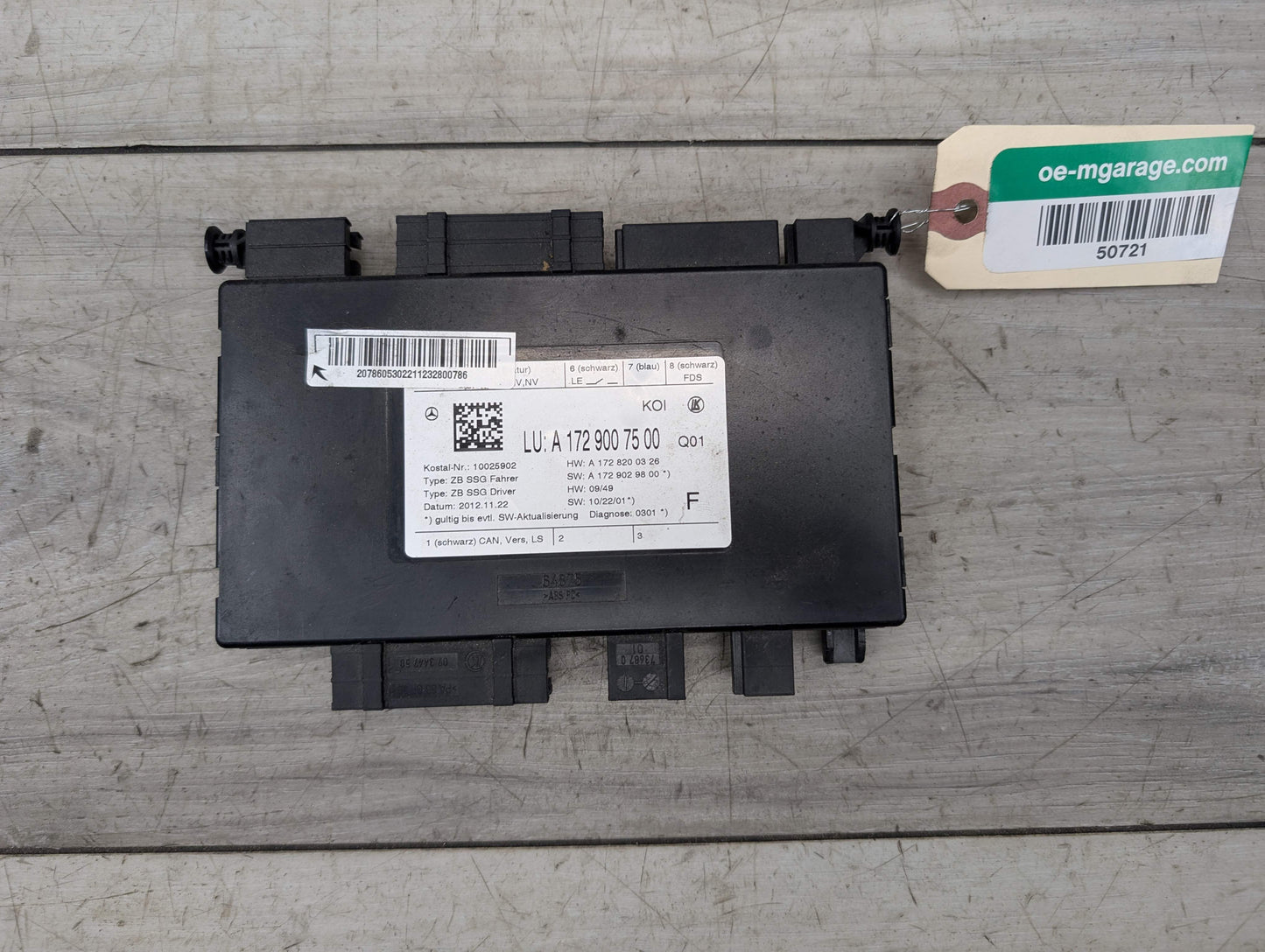 OEM Mercedes W204 W207 W212 E350 E550 Front Left Driver Seat Control Module