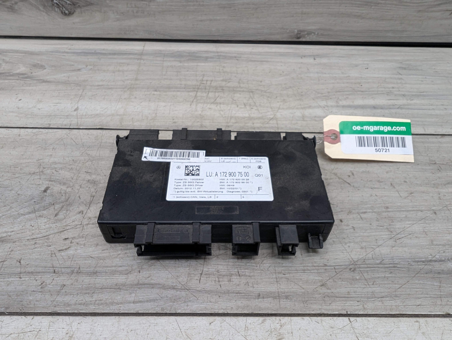 OEM Mercedes W204 W207 W212 E350 E550 Front Left Driver Seat Control Module