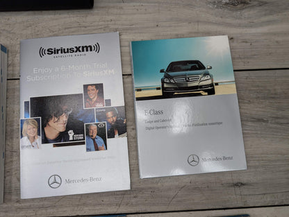 10-16 OEM Mercedes A207 W207 CONVERTIBLE Owners Manual Operator Books COMPLETE
