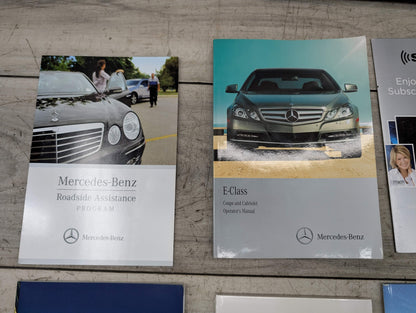 10-16 OEM Mercedes A207 W207 CONVERTIBLE Owners Manual Operator Books COMPLETE