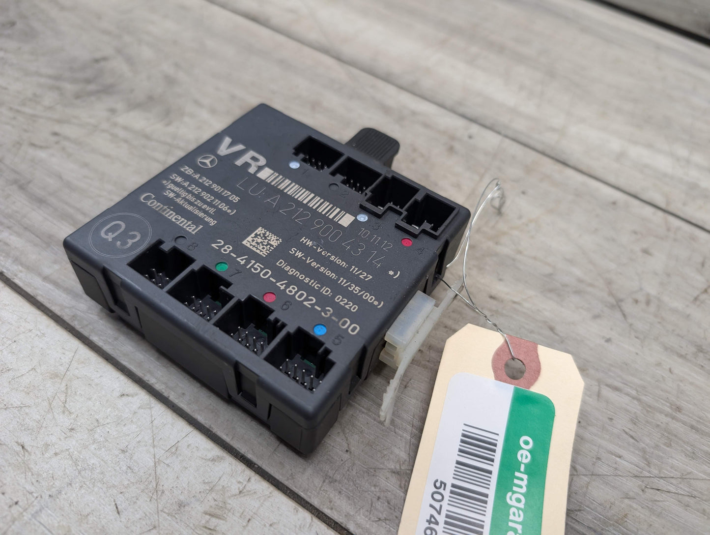 OEM Mercedes W204 W207 W212 C300 E550 Front Right Passenger Door Control Module