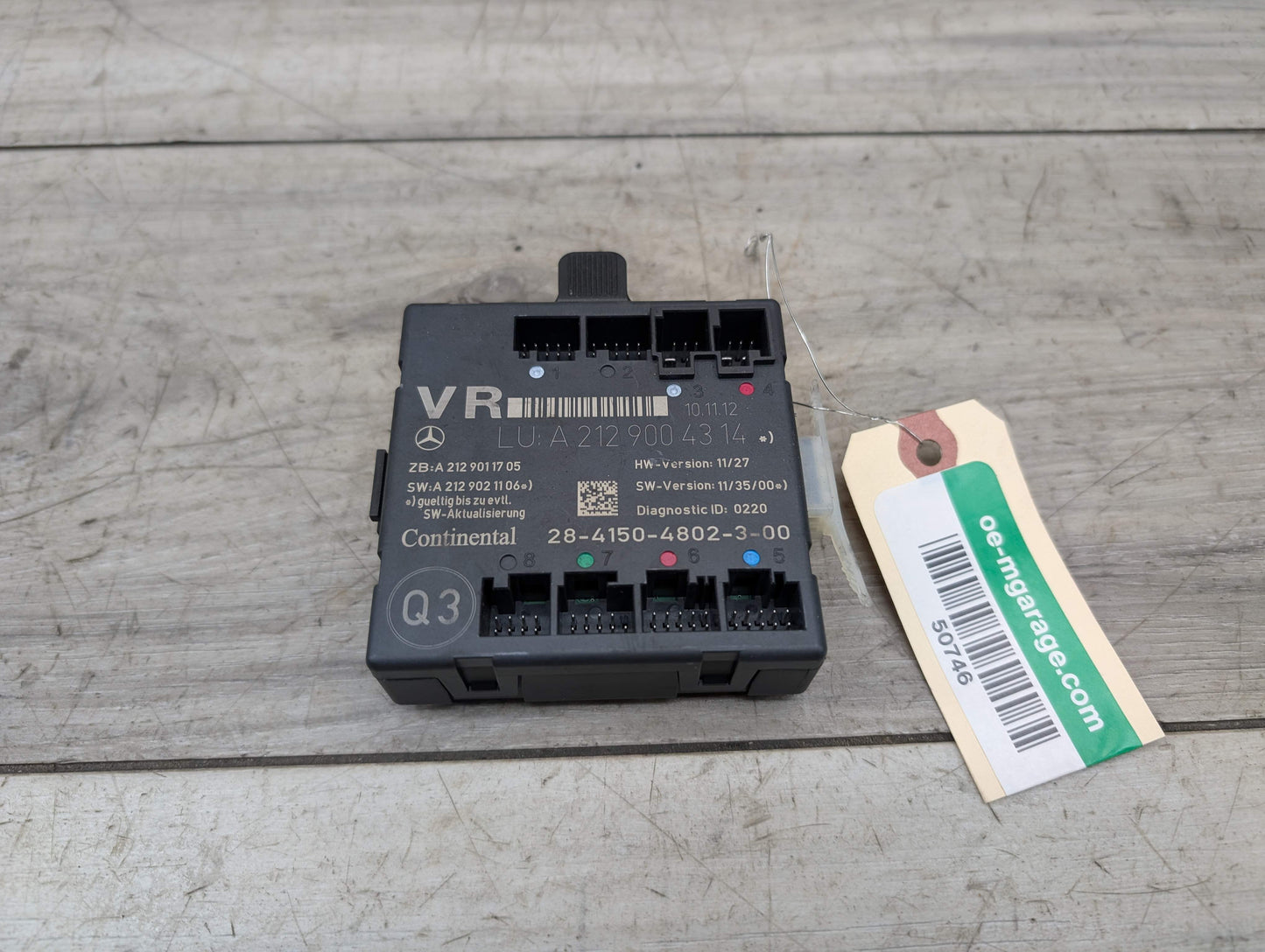 OEM Mercedes W204 W207 W212 C300 E550 Front Right Passenger Door Control Module