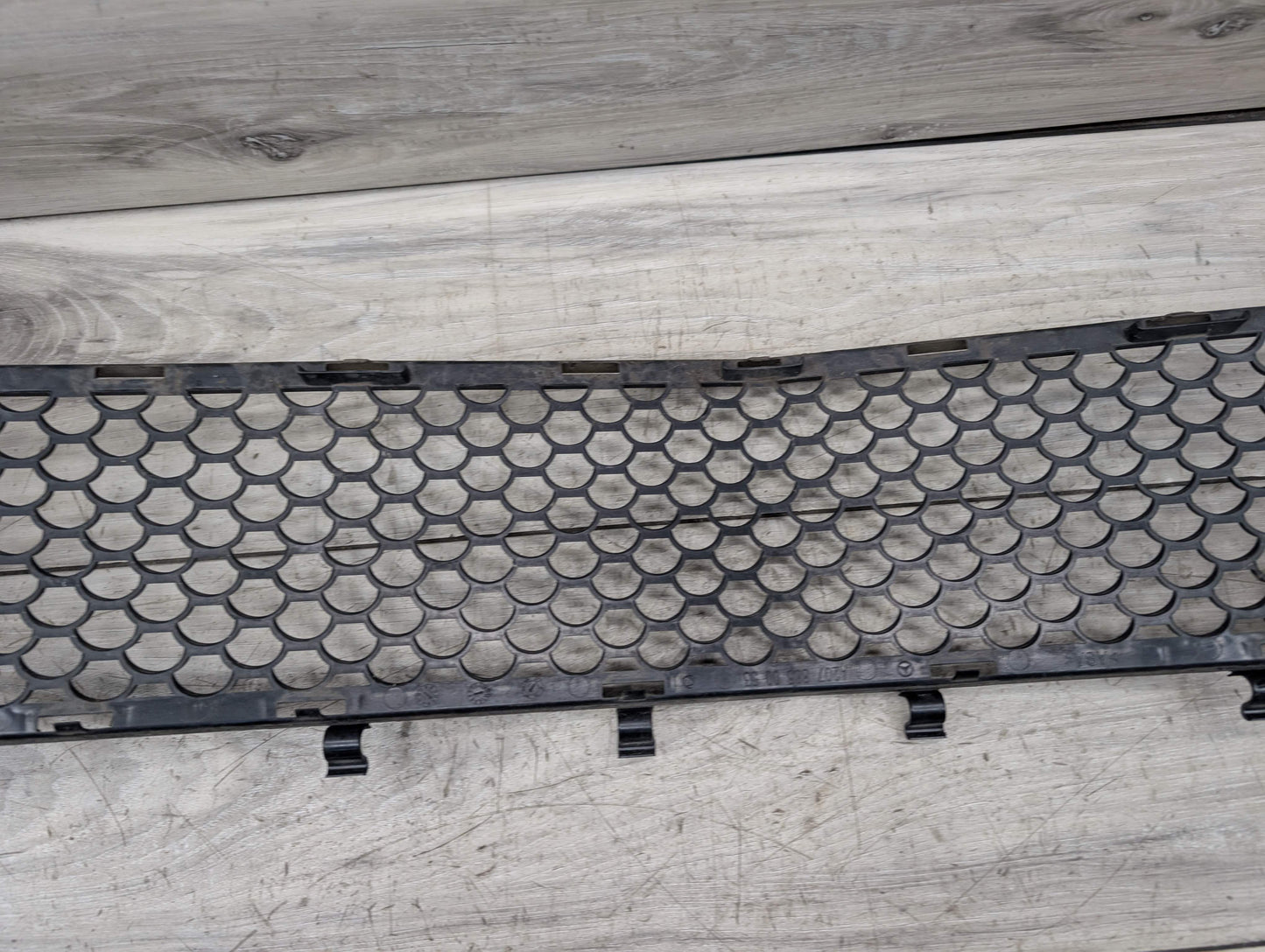 16-19 OEM BMW F48 X1 Front Bumper Lower Center Grille Trim Black